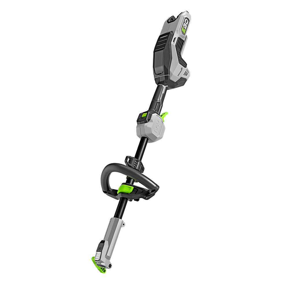 EGO POWER+ Multi-Head Combo Kit; 16" Carbon Fiber String Trimmer with POWERLOAD™, Carbon Fiber Edger, and 56V Power Head with 4.0Ah Battery and 320W Charger