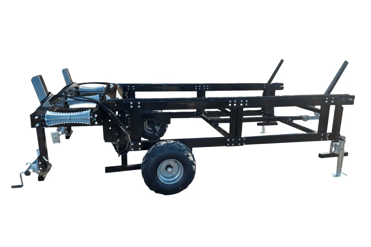 Vallee Forestry Equipment RM4 – Heavy Duty Mobile Log Table with Hydraulic Infeed