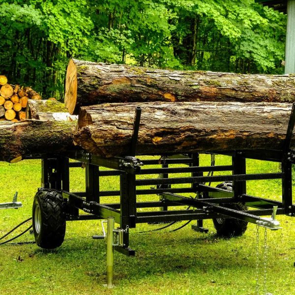 Vallee Forestry Equipment RM4 – Heavy Duty Mobile Log Table with Hydraulic Infeed