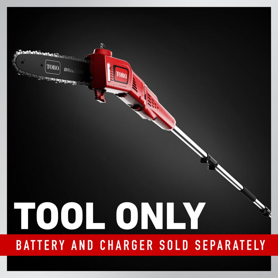 Toro 60V MAX* 10 in. (25.4 cm) Brushless Pole Saw - Battery Not Included (51870T)