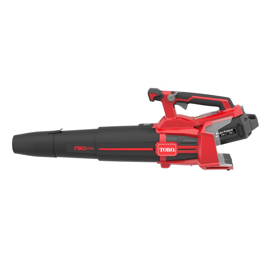 Toro 60V MAX* 750 CFM Brushless Leaf Blower - 2.5Ah Battery Included (51826)