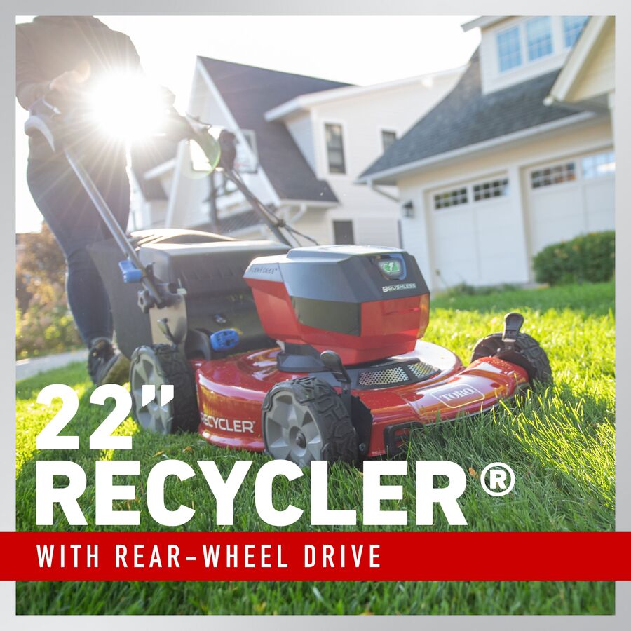 Toro 60V Max* 22 in. (56cm) Recycler® w/Personal Pace® Lawn Mower - Battery Not Included (21466T)