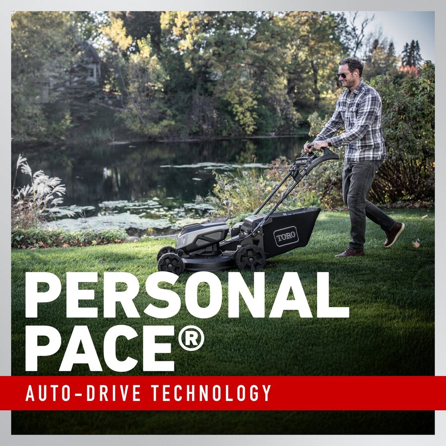 Toro 60V Max* 21 in. (53 cm) Super Recycler® w/Personal Pace® Lawn Mower - Battery Not Included (21568T)