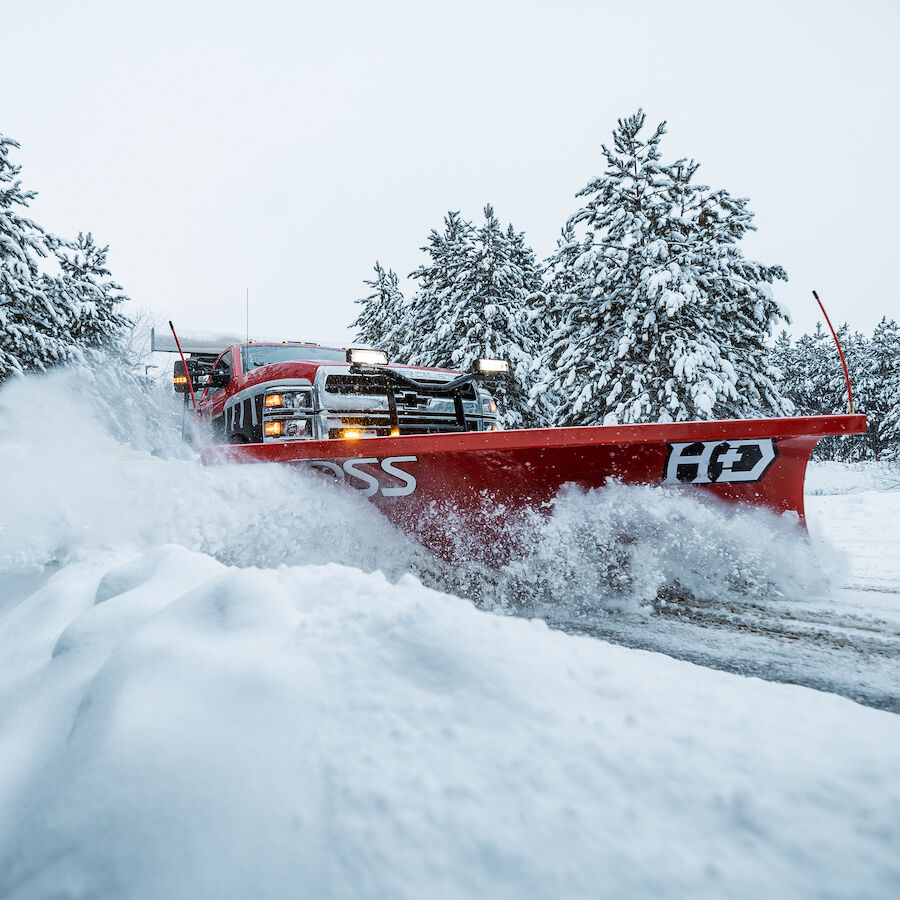 BOSS Snowplow 10' Steel HD+