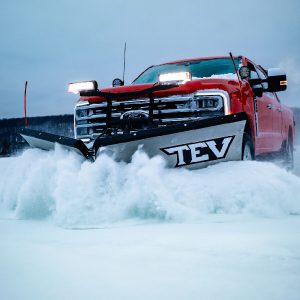 BOSS Snowplow Stainless Steel 9 ft. 2 in. V-Plow
