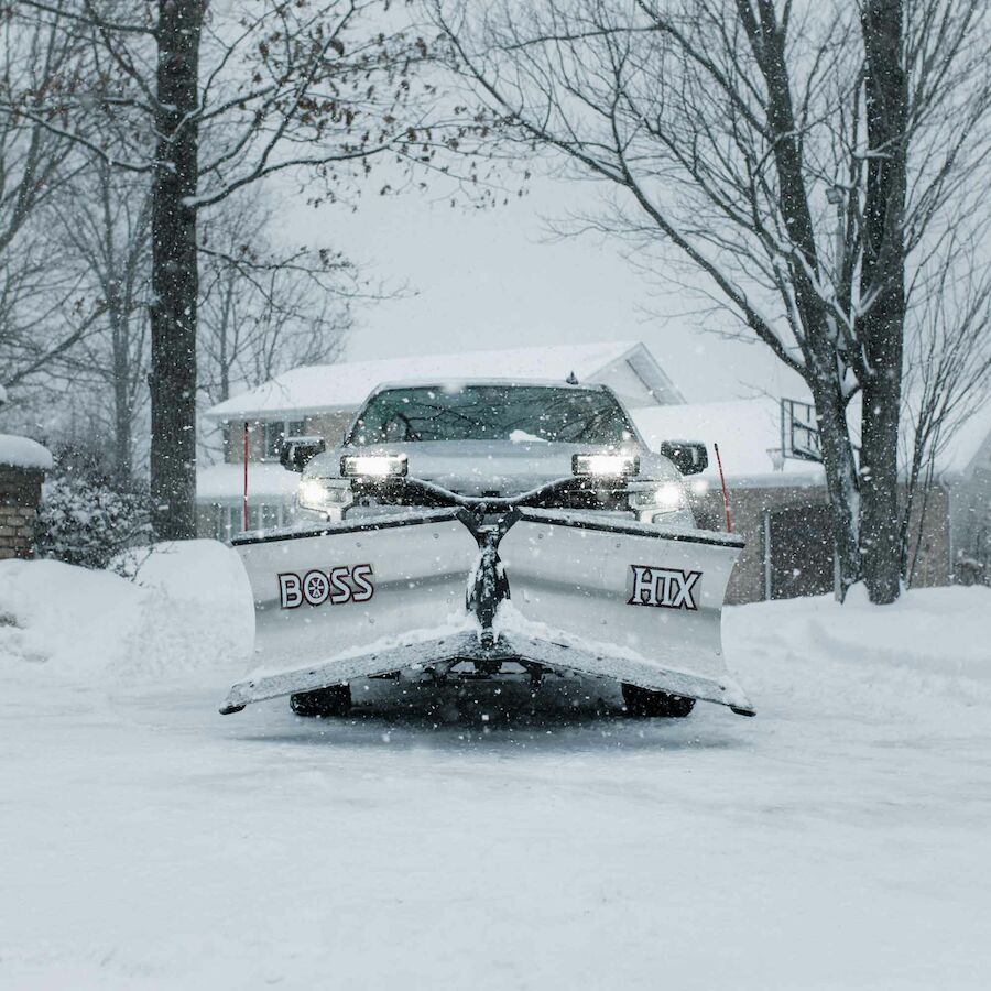 BOSS Snowplow 7'6" Stainless Steel HTX V-Blade