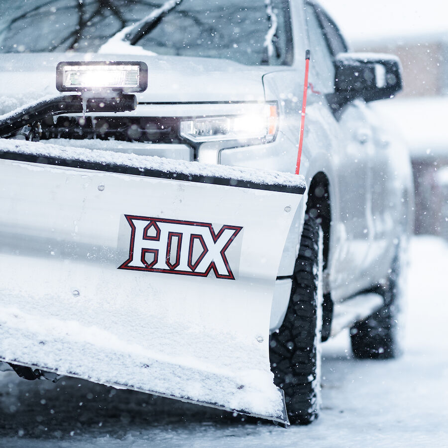 BOSS Snowplow 7'6" Stainless Steel HTX V-Blade