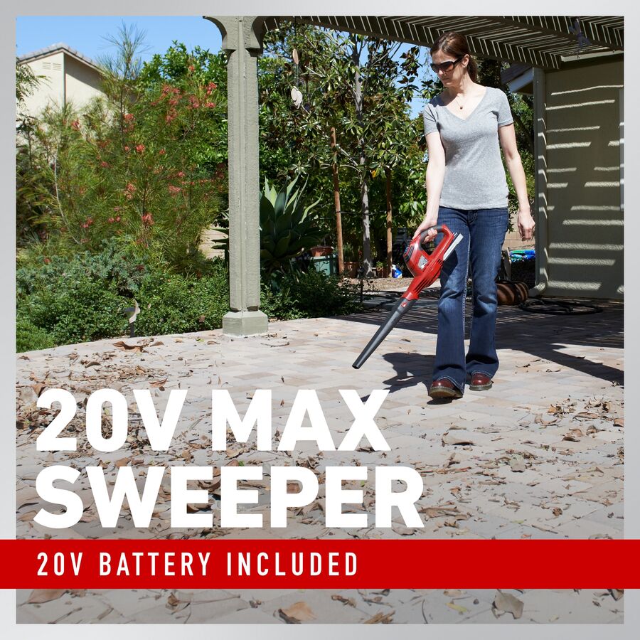 Toro 20V MAX 144 CFM Sweeper Leaf Blower - 2.0Ah Battery Included (51701)