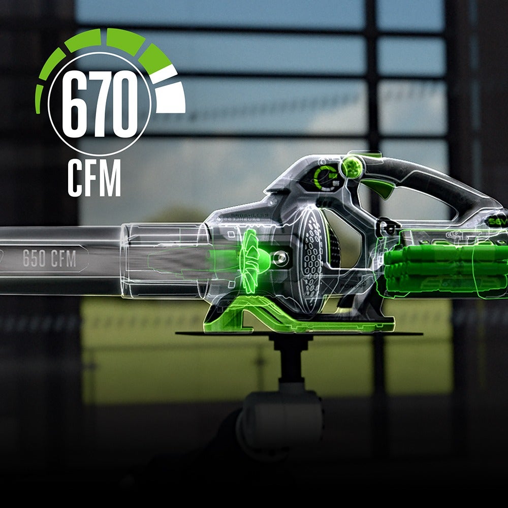 EGO POWER+ 15" POWERLOAD™ String Trimmer with Aluminum Telescopic Shaft & 670 CFM Blower Combo Kit